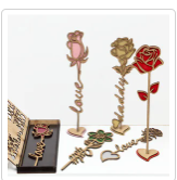Kustom Wooden Flower Bundle