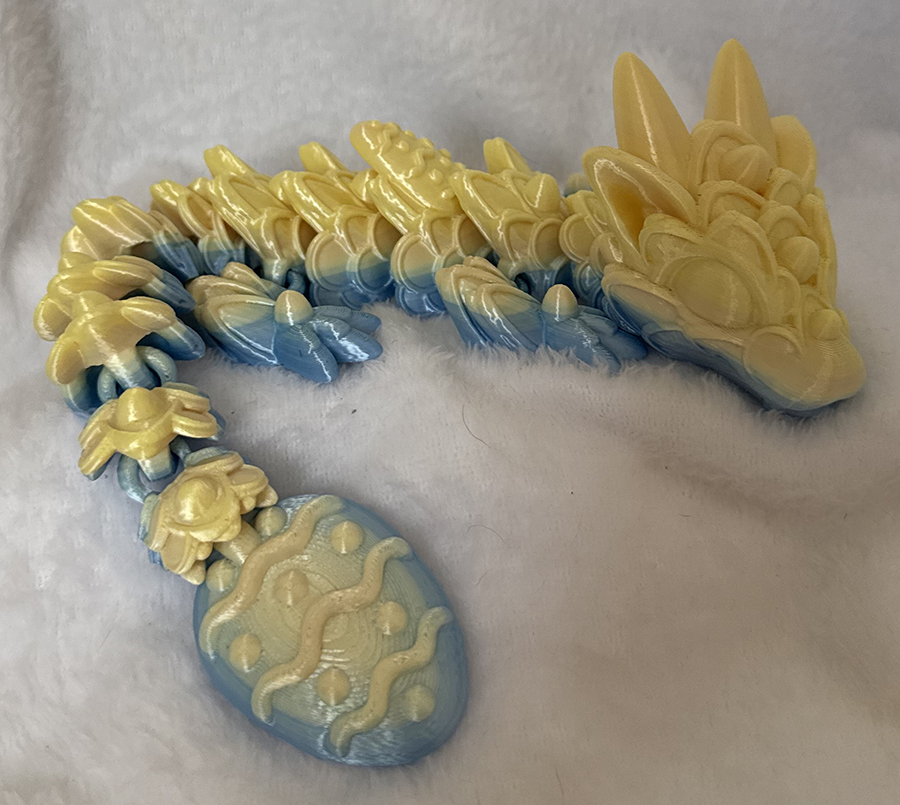 Easter Egg Cookie Dragon
