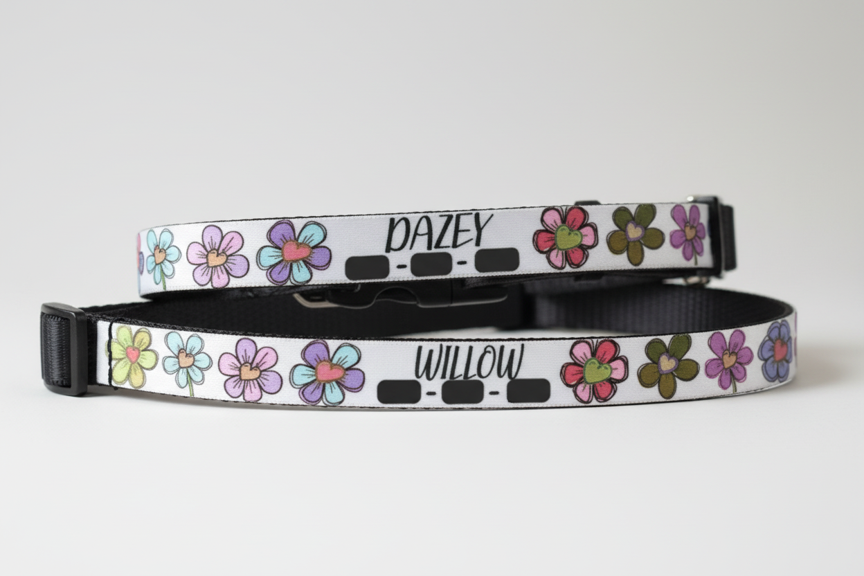 Enhanced Custom Dog Collars - Dazey and Willow