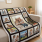 14+1 photo blanket with family photos