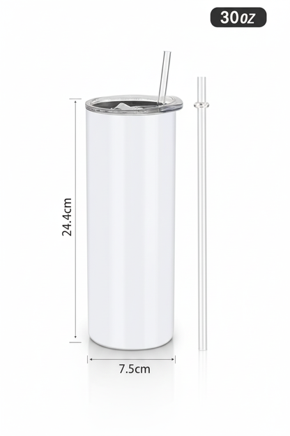 30oz Skinny Straight Tumbler Blank