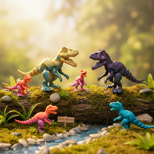 3D Printed Dinosaurs Lifestyle Shot