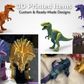 3D Articulated Flexi Dinosaurs
