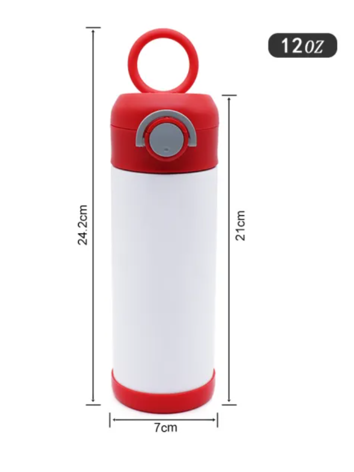Kustom 12oz Kids Tumbler with Built -in Straw