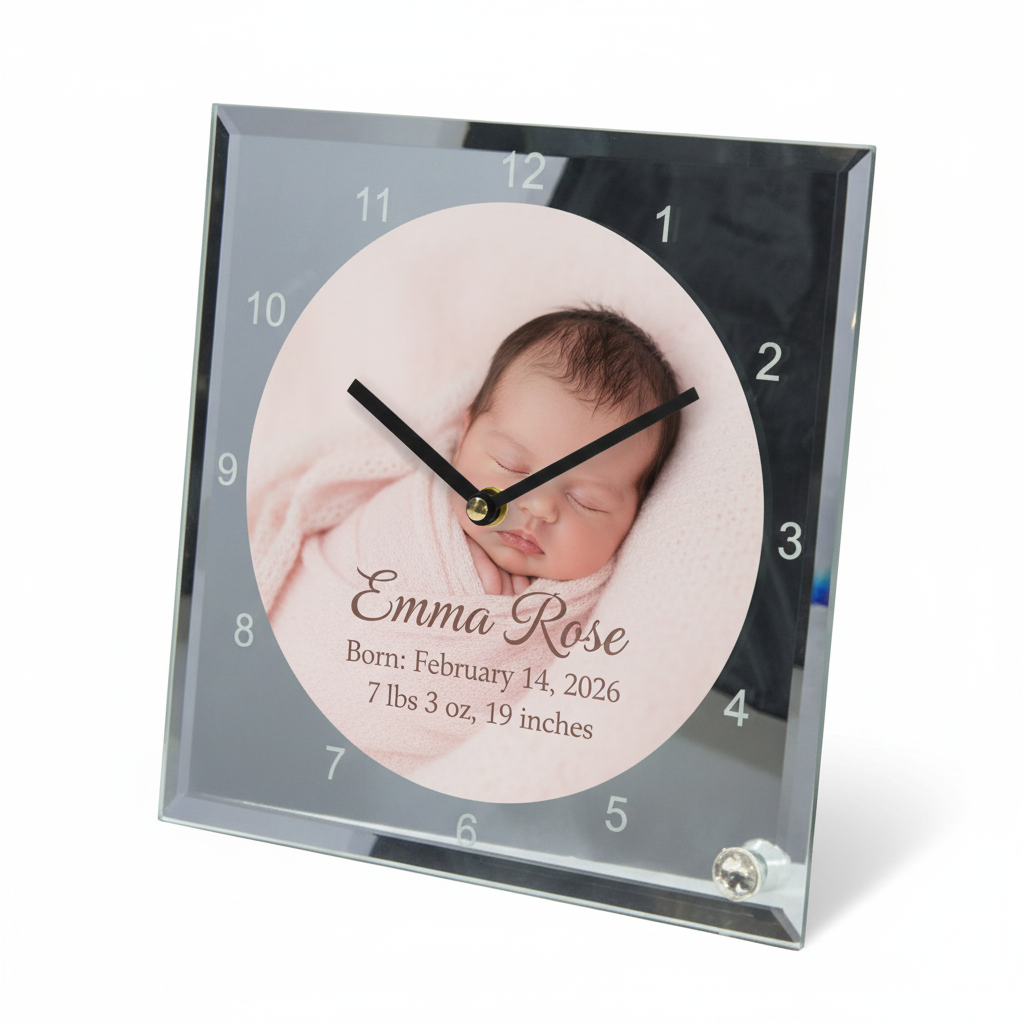 Baby Announcement Clock