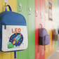 Backpack on locker