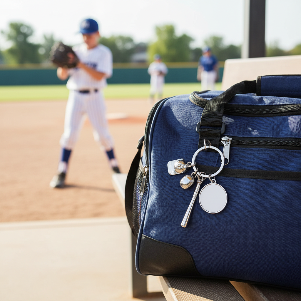 Baseball keychain lifestyle