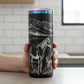 Black straight tumbler - lifestyle