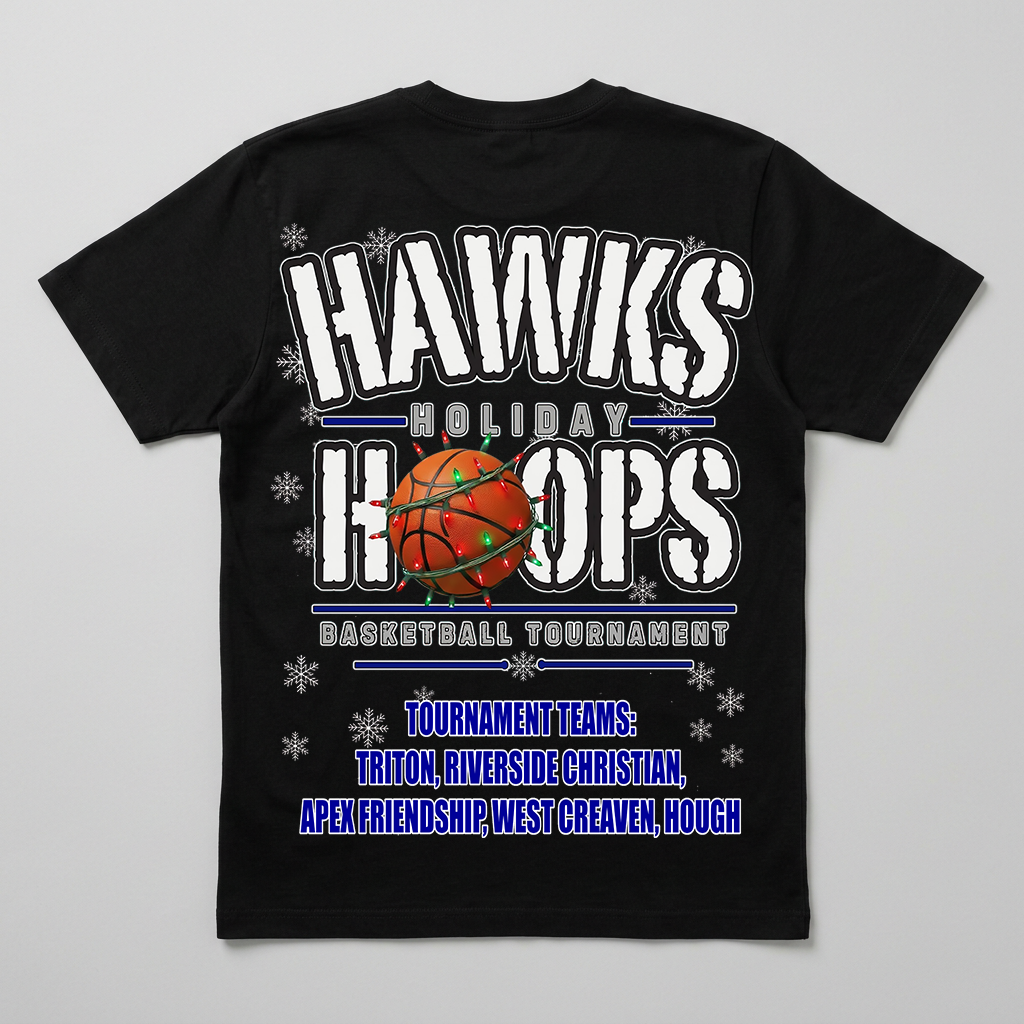 Hawks Holiday BB Tee