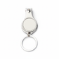 Blank nail clipper keychain