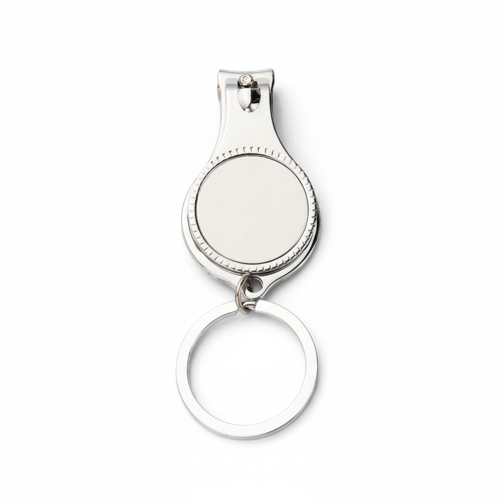 Blank nail clipper keychain