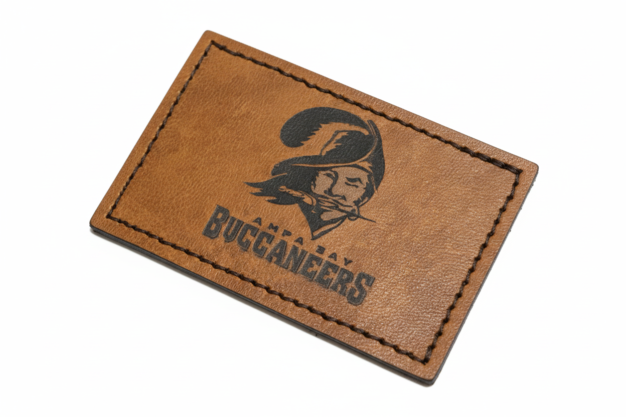 Buccaneers patch closeup