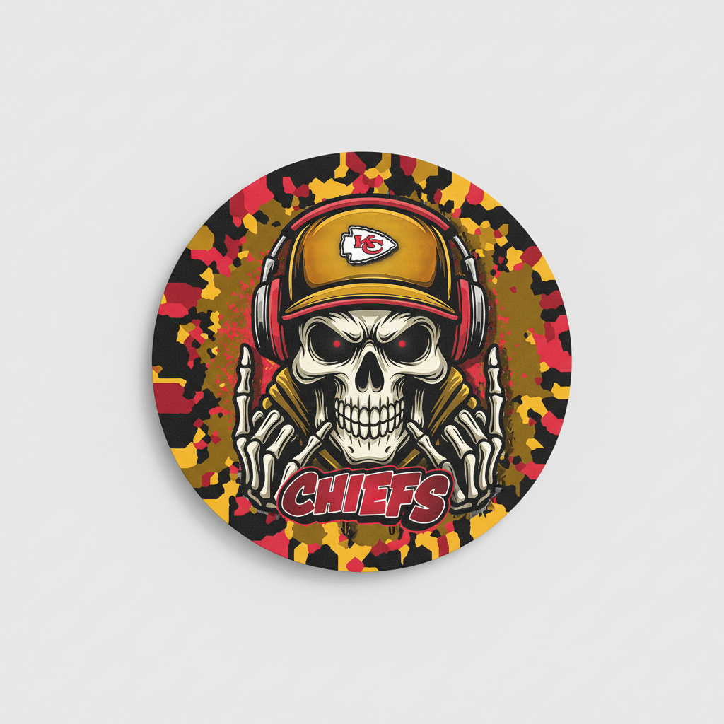 Chiefs Skull Coaster