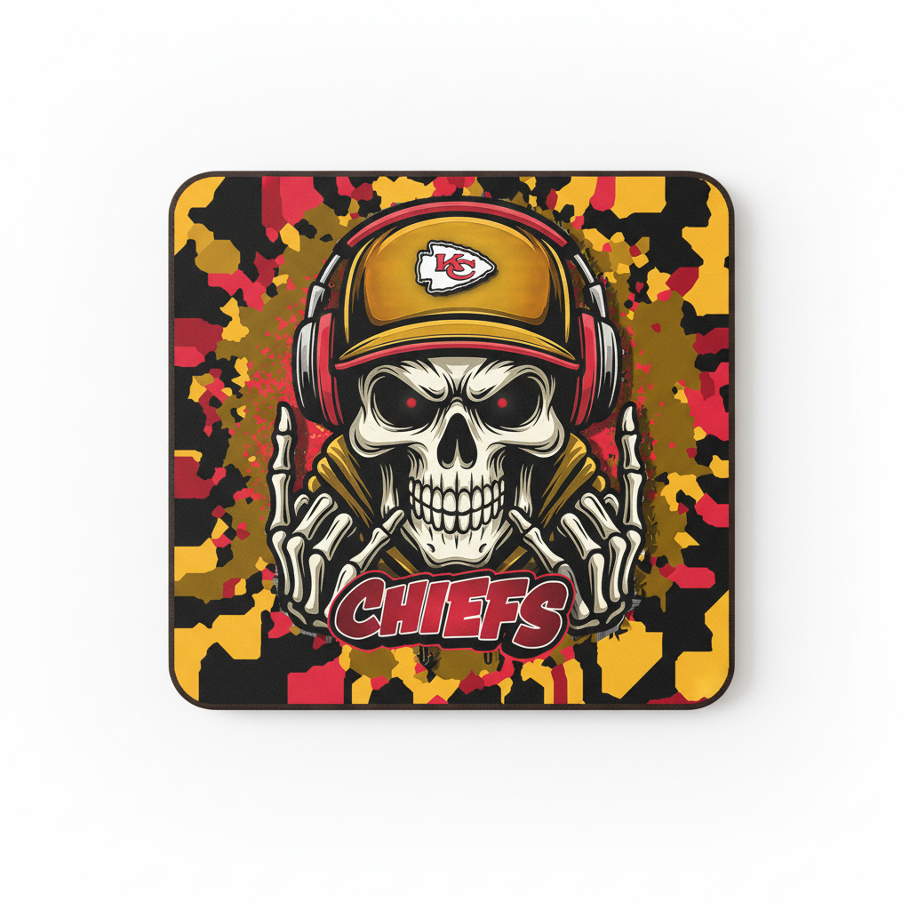 Chiefs Square Coaster