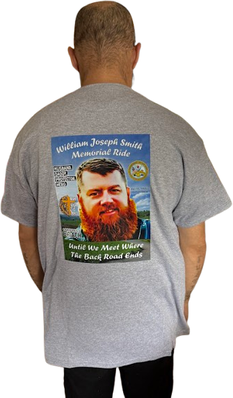 Example kustom t-shirt for a Souls of Service Motorcycle Ride, make your own designs or ask us we dont print until you approve!