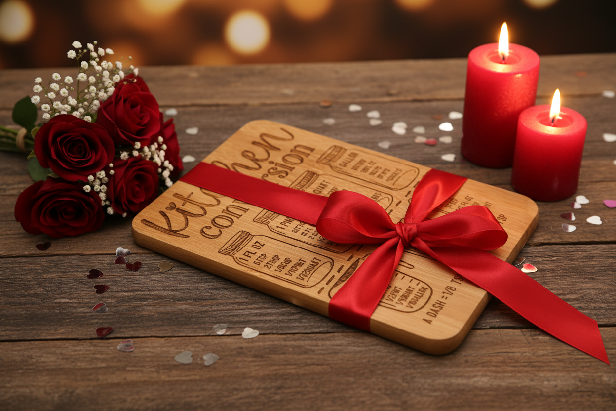 Cutting board Valentine's gift