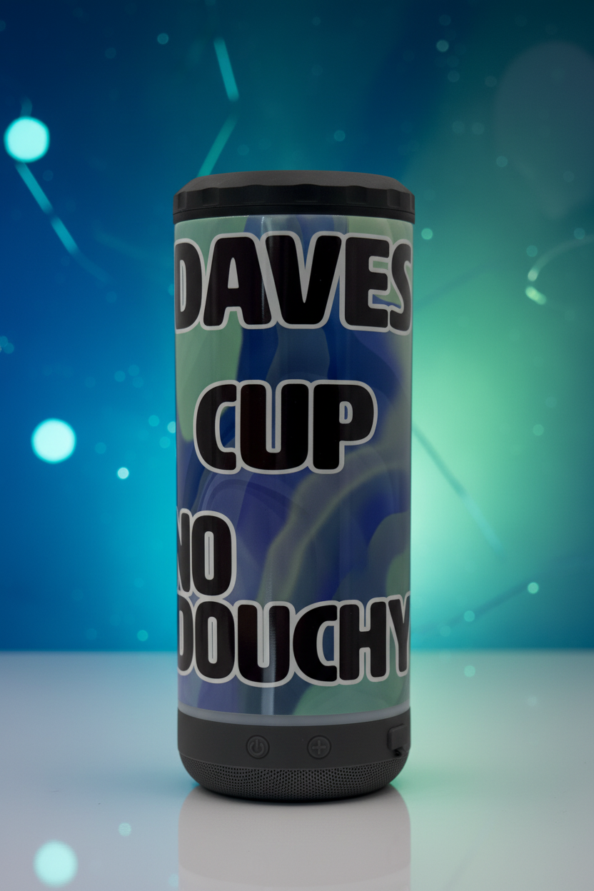 Dave Cup Bluetooth Tumbler with Background