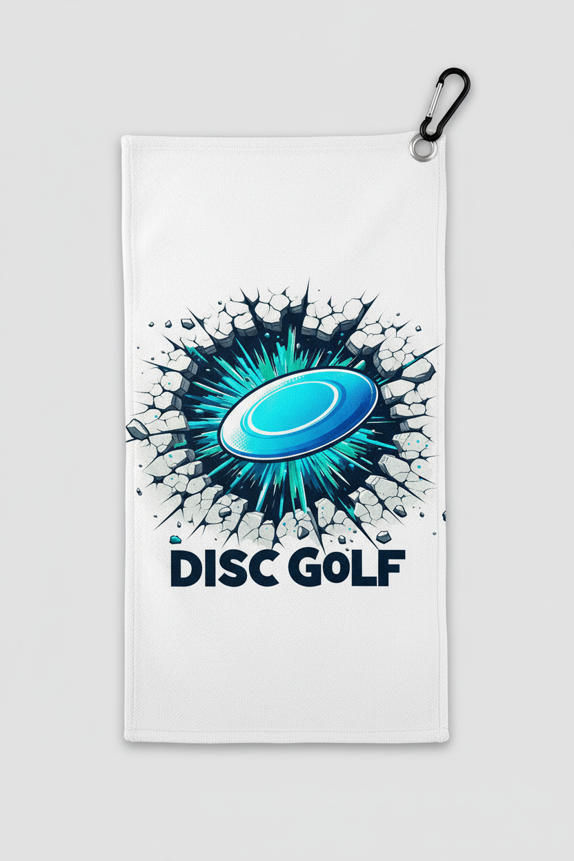 Disc Breaking Through Towel