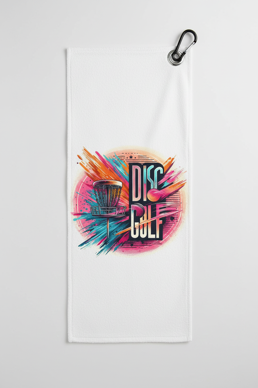 DISC GOLF Colorful Basket Towel