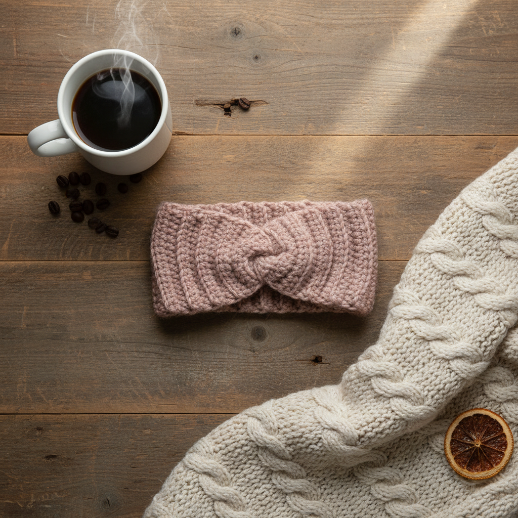 Ear warmer with winter accessories