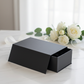 Enhanced gift box with lid open