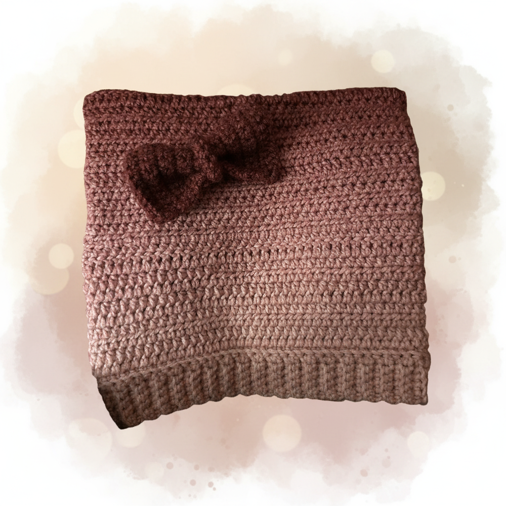 Enhanced mauve beanie