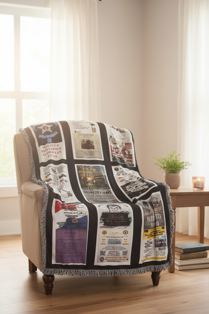 Enhanced memorial blanket