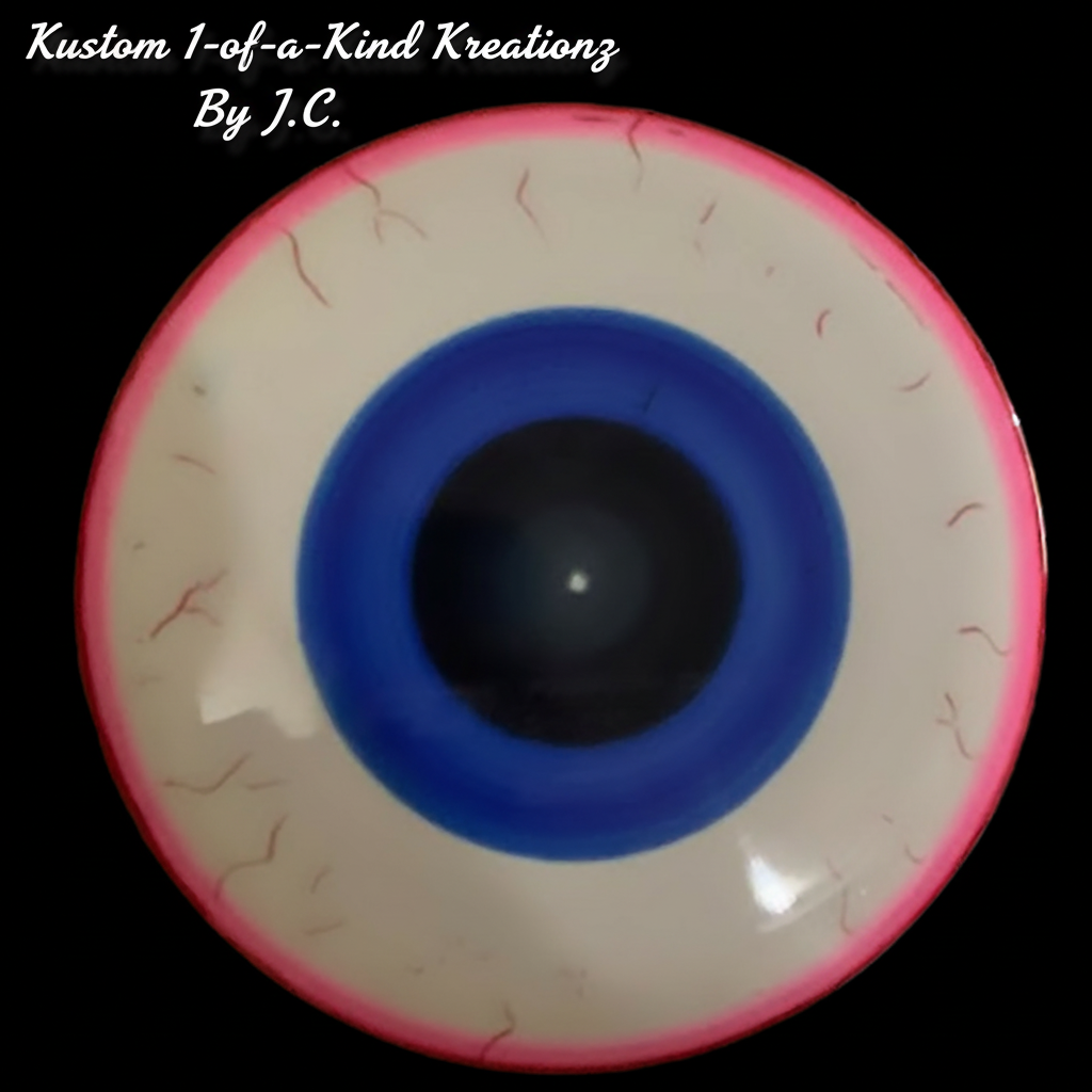 Eyeball disc with corner text