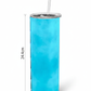 Glow-in-the-Dark Cyan Blue Tumbler