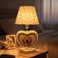 Heart lamp with pet photo