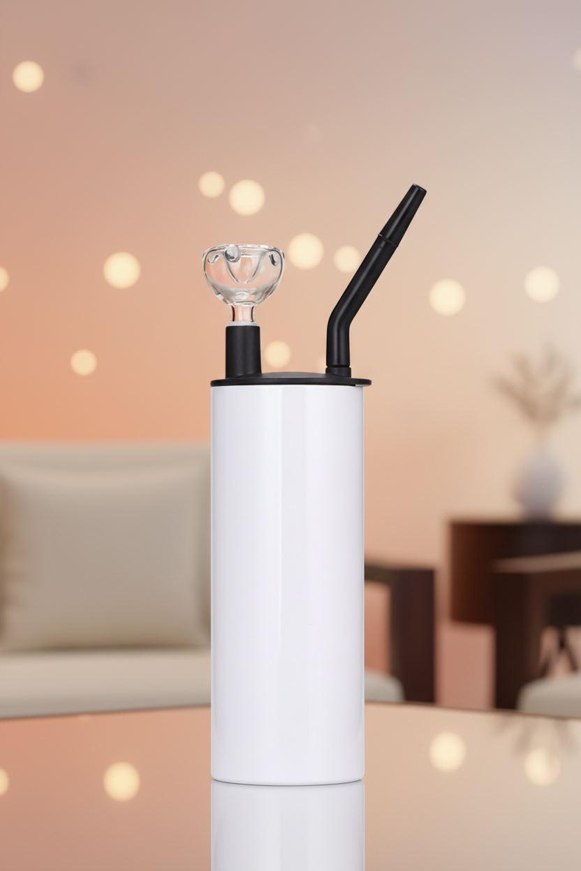 Hookah Tumbler with Professional Background