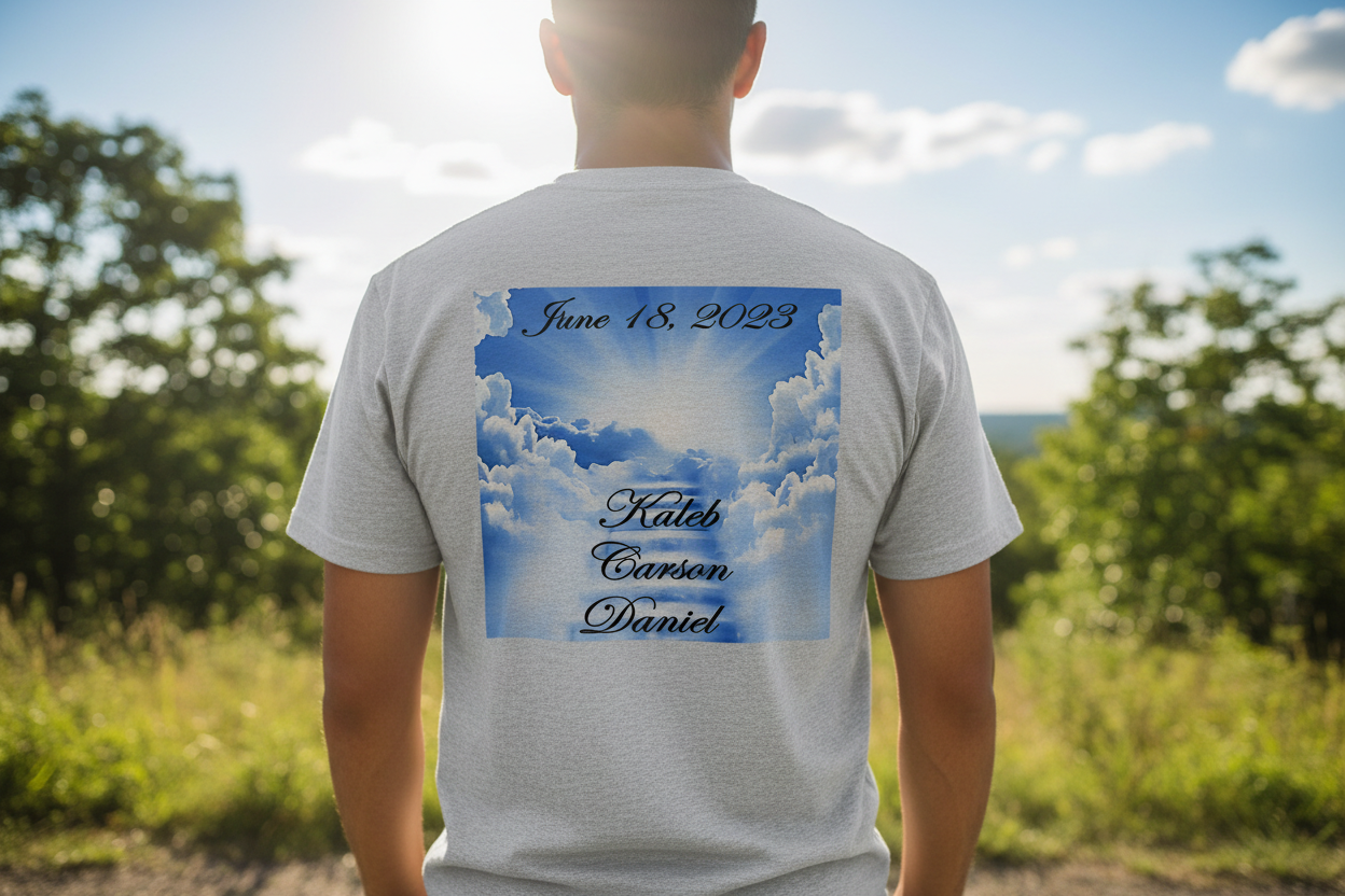Kaleb Carson Daniel memorial back