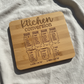 Kitchen conversion board clean
