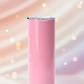 Light Pink Tumbler with Professional Background