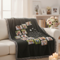 Love You To The Moon & Back blanket with photos