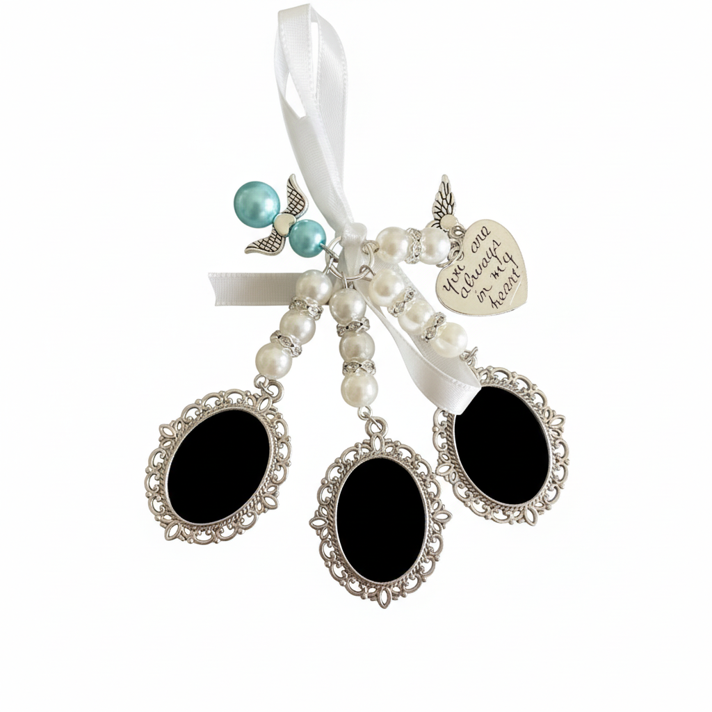 Memorial Bridal Bouquet Charm - Blank Template