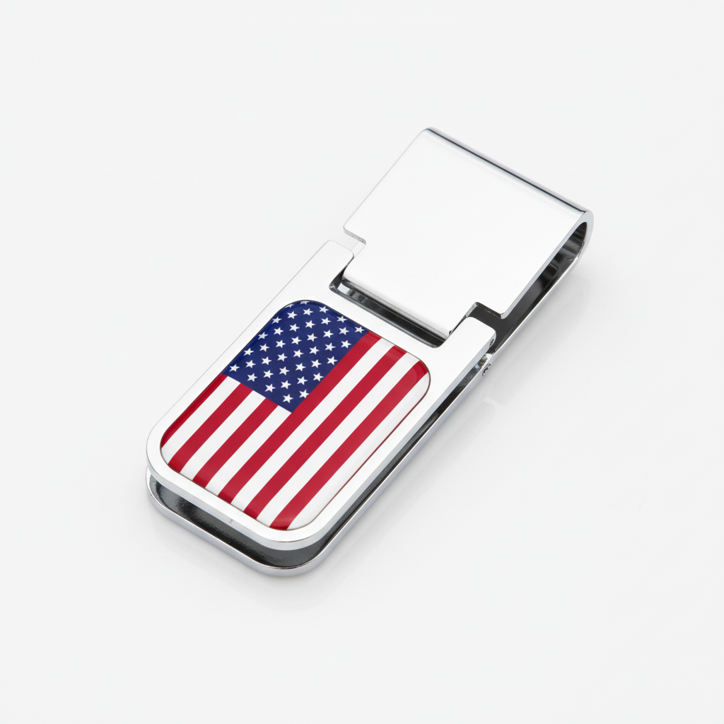 Patriotic money clip
