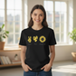 Peace Love Sunshine black t-shirt