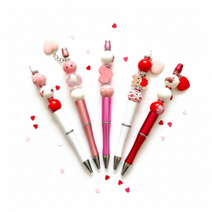 Personalized Beaded Pens - Valentine's Gift