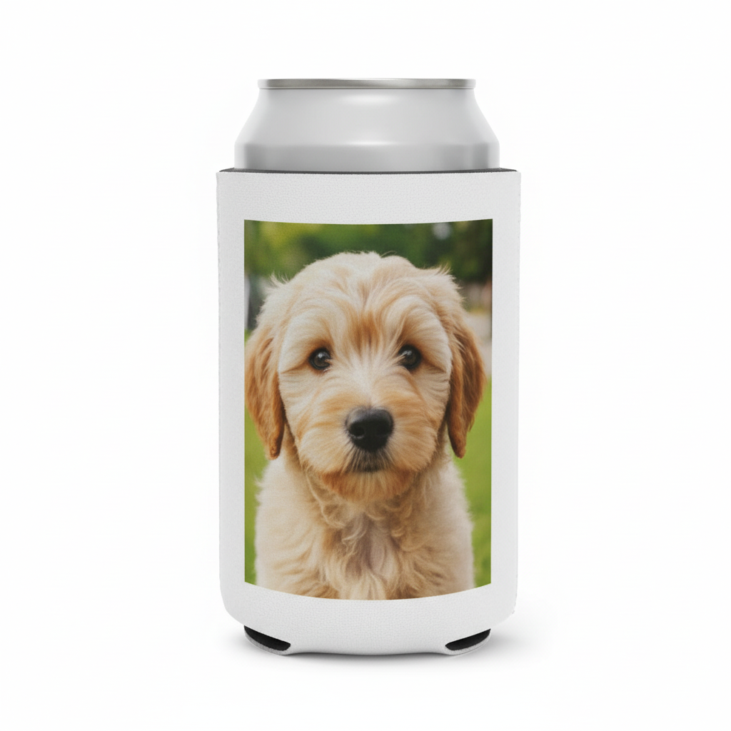 Pet photo koozie front