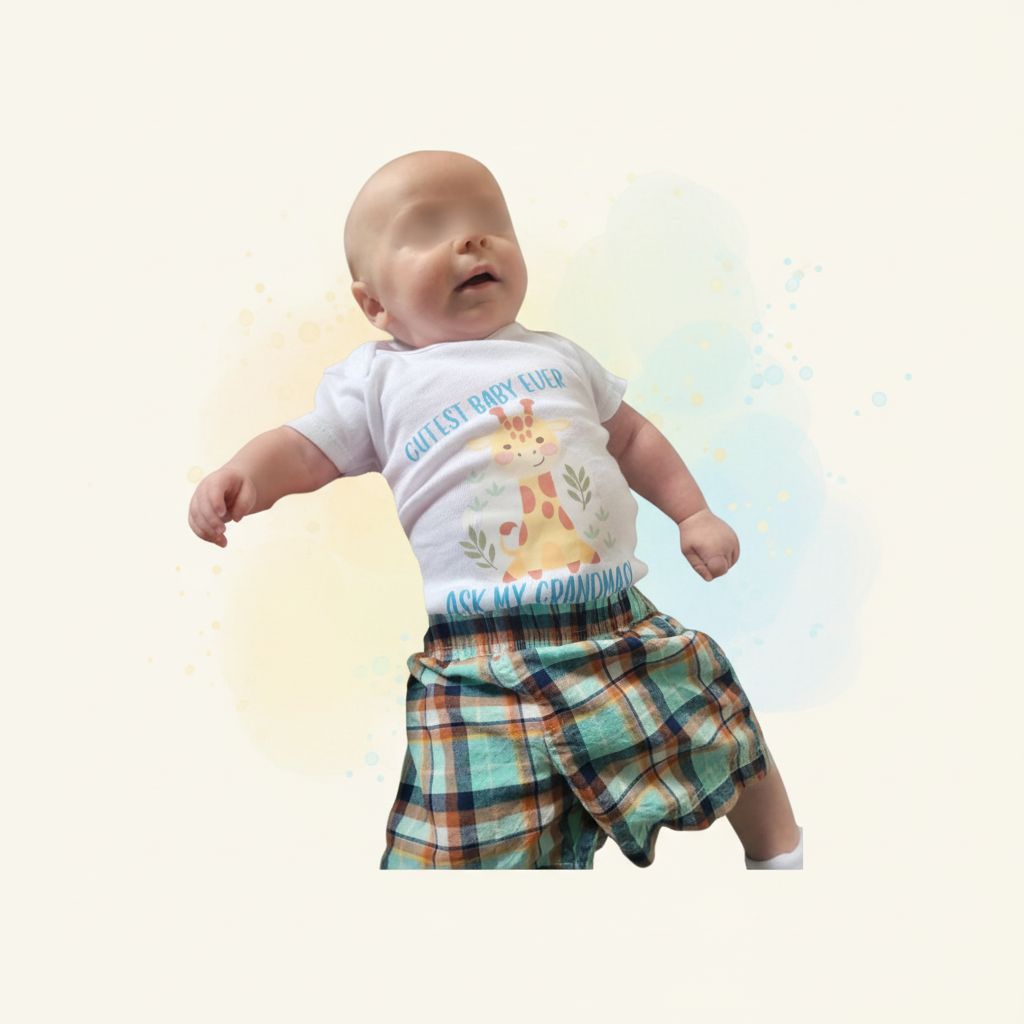 Professional Baby Onesie Product Photo