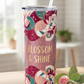 Rose Pink Tumbler with Custom Design
