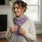 Square lifestyle photo of scarf