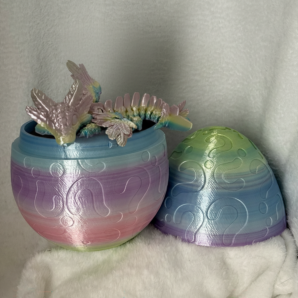 Square main image - Mystery Egg with Axolotl Dragon