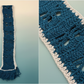 Teal butterfly scarf collage