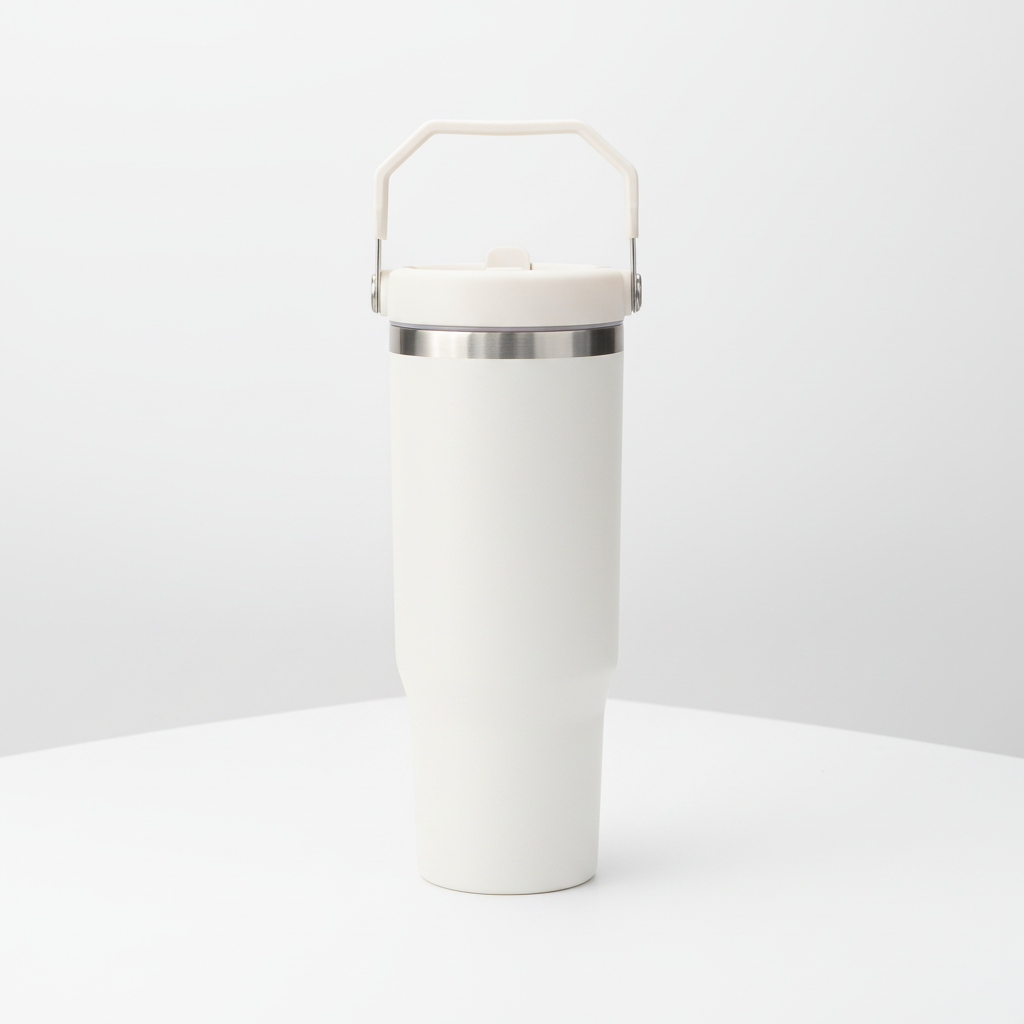 White/Cream 30oz tumbler
