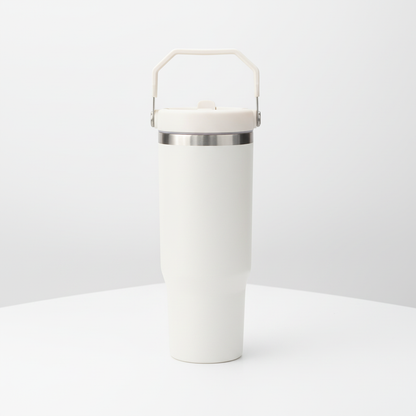 White/Cream 30oz tumbler