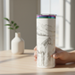White straight tumbler - lifestyle
