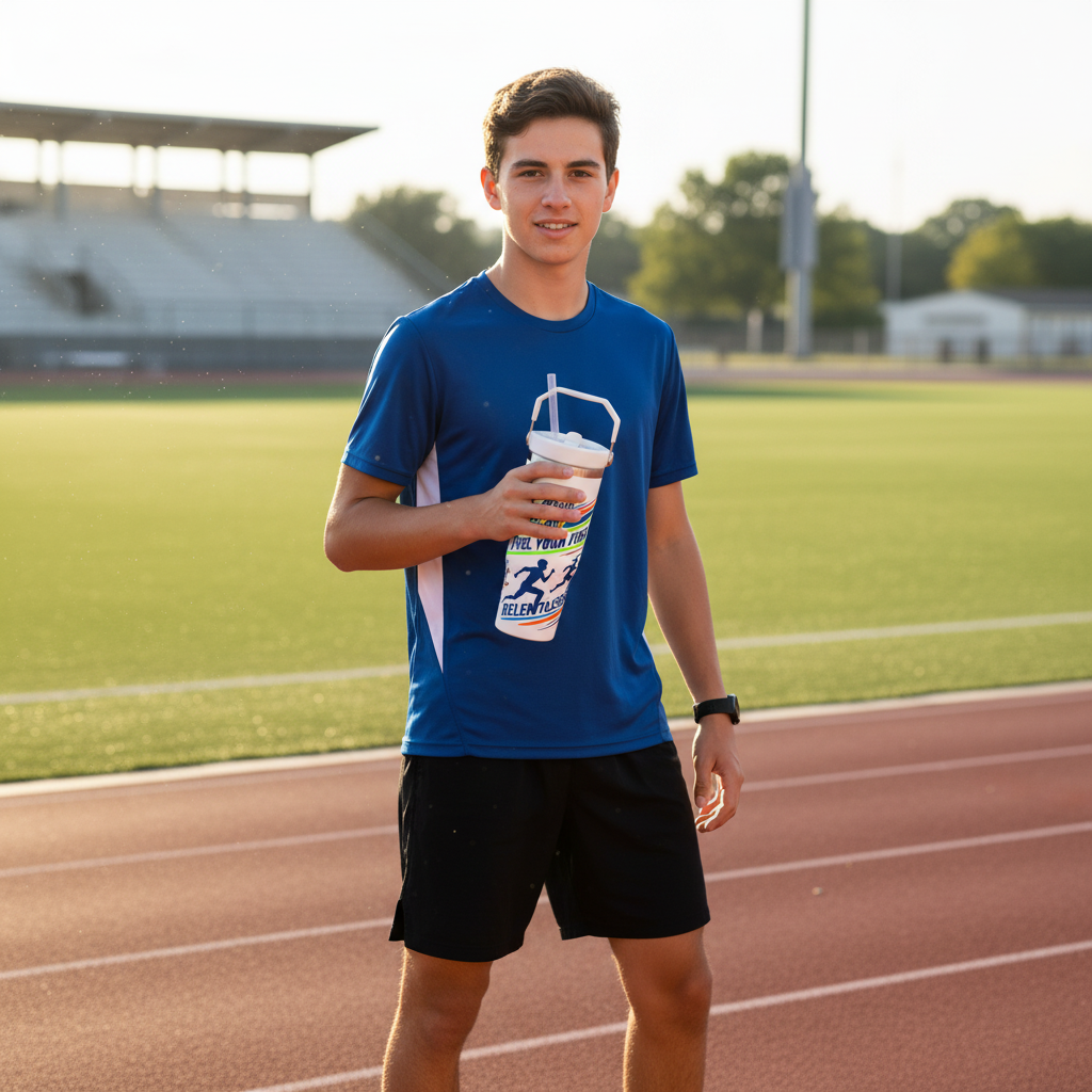 White Tumbler Track Team