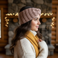 Woman wearing ear warmer - side view